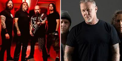 Thrash metal icons Slayer and Metallica frontman James Hetfield
