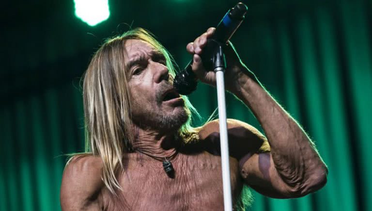 Iconic rocker Iggy Pop live at Sydney Opera House.