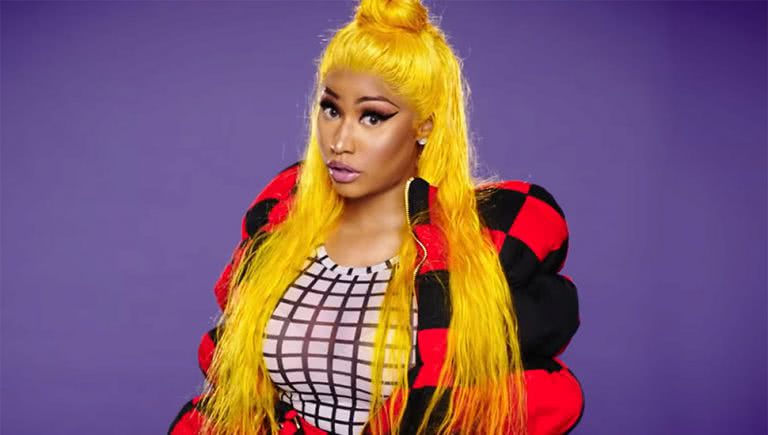 Image of Nicki Minaj in the 'Barbie Dreams' video clip