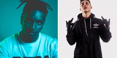 2 panel image of Australian rappers Shadow and ChillinIt