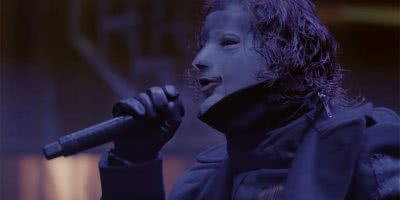 Image of Slipknot frontman Corey Taylor from the 'Solway Firth' video