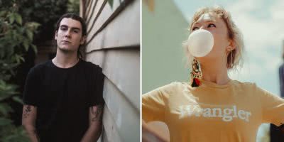 2 panel image of Fenn Wilson and Alana Wilkinson, who both join the 2019 Queenscliff Music Festival lineup