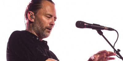 Photo of Thom Yorke performing live