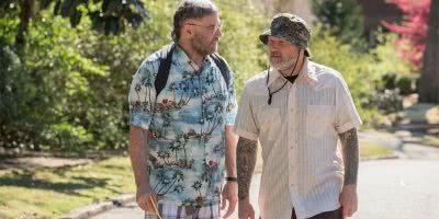 Image of John Travolta and Fred Durst filming 'The Fanatic'