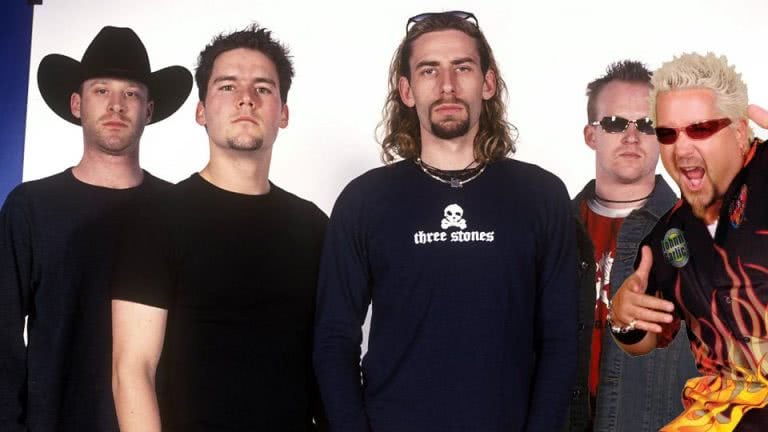 Photo of Nickelback and Guy Fieri