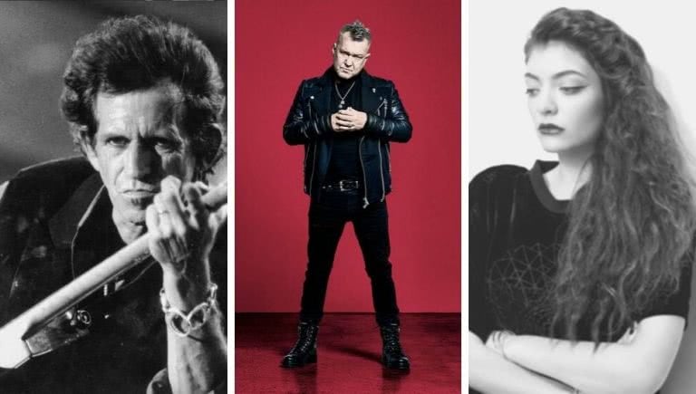 keith richards, lorde, jimmy barnes