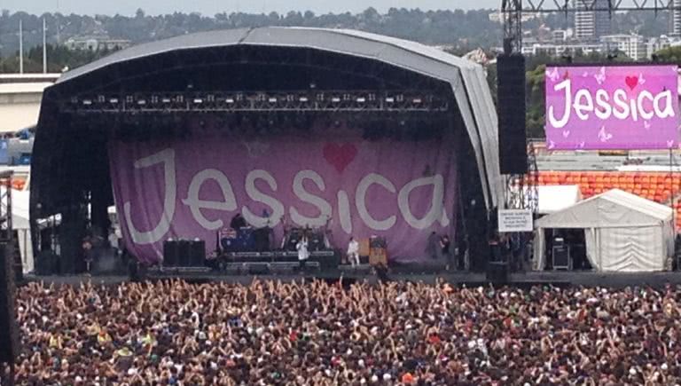 Limp Bizkit performing at Soundwave Festival