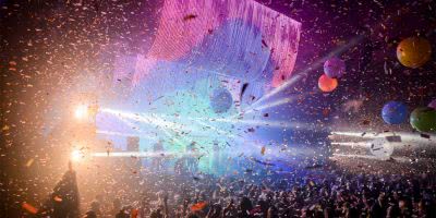 Image of The Flaming Lips performing in Sydney