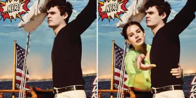 Comparisons of Lana Del Rey's 'Norman Fucking Rockwell!', with the latter coming from 'Malawaz', an Iranian site that gained publicity for its removal of female artists from album artwork