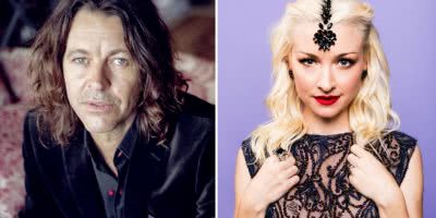 2 panel image of Bernard Fanning and Kate Miller-Heidke, headliners of the 2020 Riverboats Music Festival