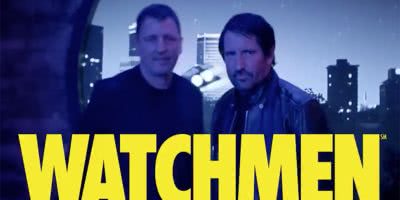 Promotional image of Trent Reznor and Atticus Ross for the new 'Watchmen' series