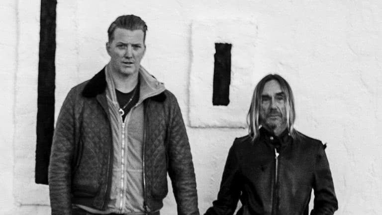 Photo of Iggy Pop and Josh Homme