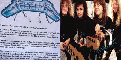 Metallica Fan Letter