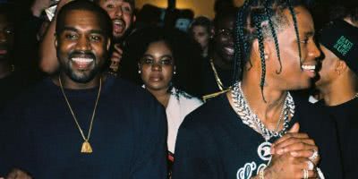 Travis Scott and Kanye West