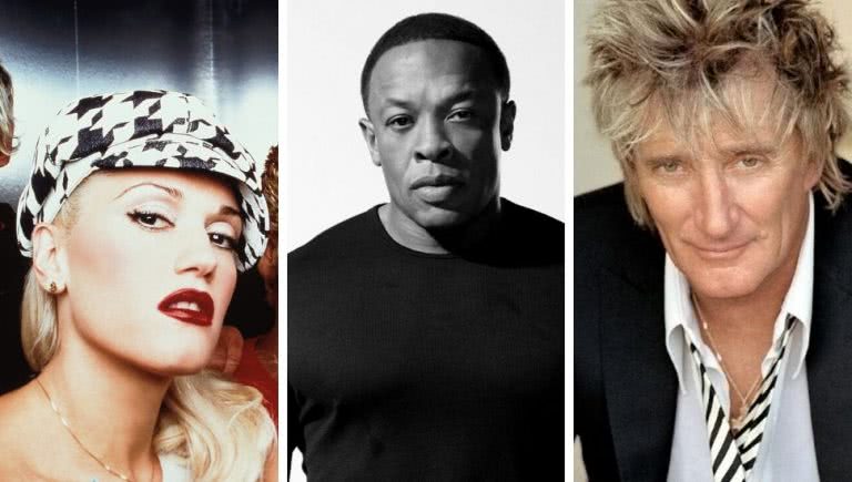 gwen stefani, dre dre rod stewart