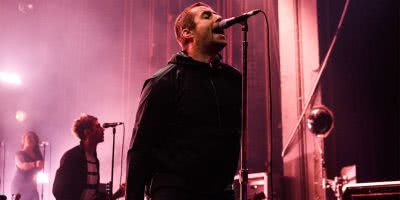 Image of Liam Gallagher performing in Sydney