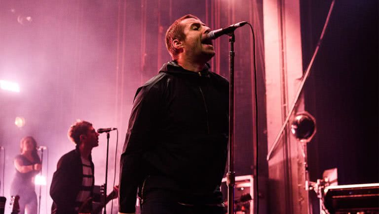 Image of Liam Gallagher performing in Sydney