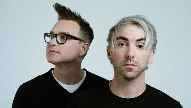 Alex Gaskarth and Mark Hoppus of Simple Creatures