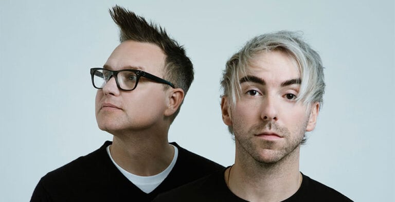 Alex Gaskarth and Mark Hoppus of Simple Creatures