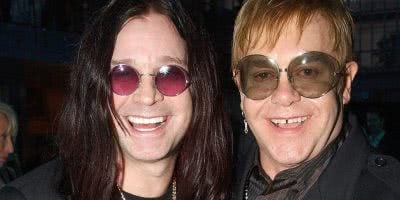 Photo of Ozzy Osbourne and Elton John