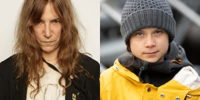 Photo of Patti Smith and Greta Thunberg