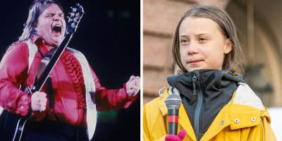 Meat Loaf and Greta Thunberg