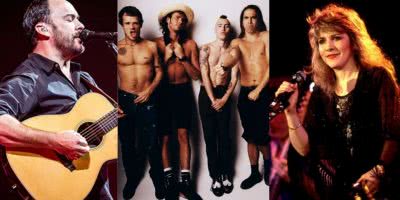 Dave Matthews, RHCP, Stevie Nicks