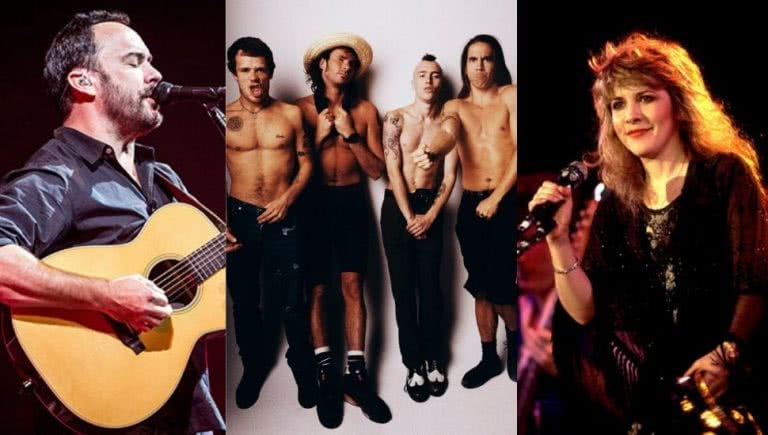 Dave Matthews, RHCP, Stevie Nicks