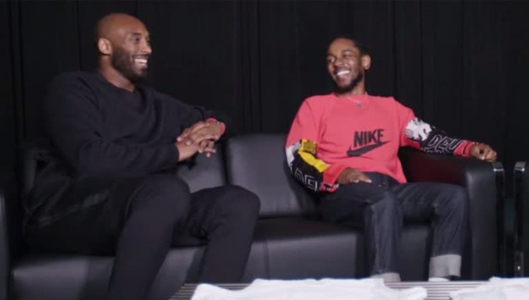 Kobe Bryant and Kendrick Lamar at ComplexCon 2017.