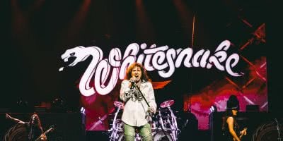 Legendary English rock'n'roll outfit Whitesnake performing live.