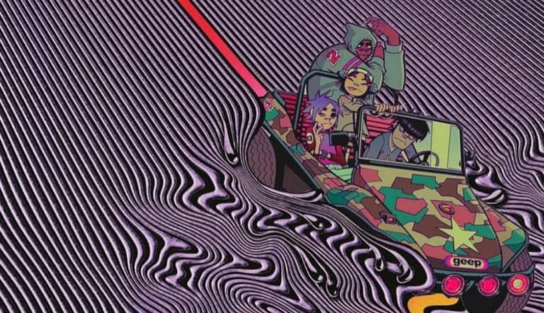 Gorillaz x Tame Impala art