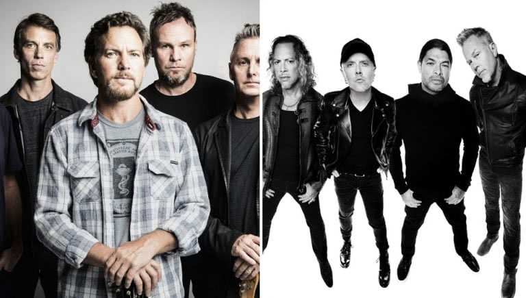 '90s rock outfits Pearl Jam and Metallica