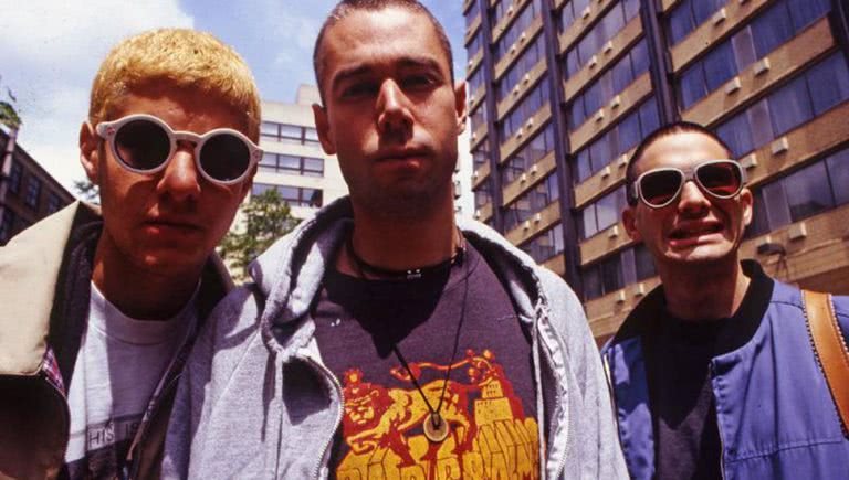 Check out viral clip of U.K. protestor blasting a Beastie Boys classic outside Downing Street