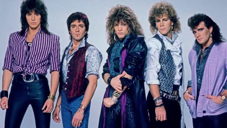 80s Rock Band Bon Jovi