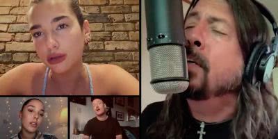 Dua Lipa Dave Grohl