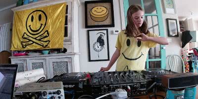 Fatboy Slim's daughter performs DJ set as Fat Girl Slim