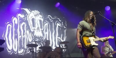 Sydney alt-rockers Ocean Alley performing at the 2018 Sydney City Limits.