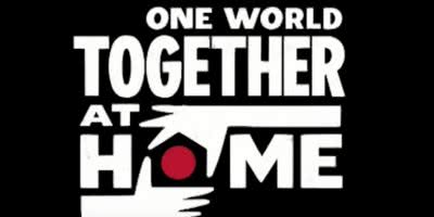 Logo of One World: Together At Home COVID-19 relief benefit