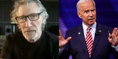 Photo of Roger Waters and Joe Biden
