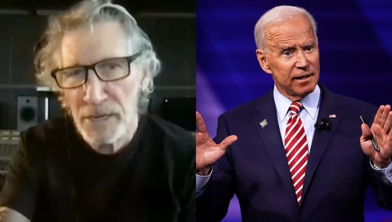 Photo of Roger Waters and Joe Biden