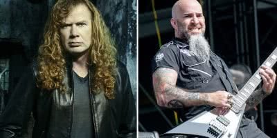 Dave Mustaine of Megadeth and Scott Ian of Anthrax