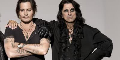 Alice Cooper Johnny Depp's guitar