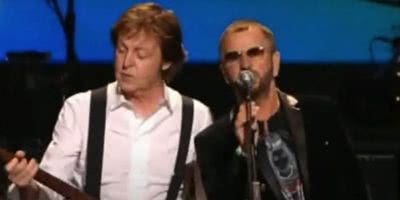 Surviving members of The Beatles Paul McCartney and Ringo Starr