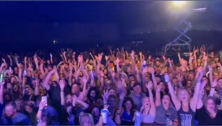 Country musician Chase Rice hosts concert in Tennessee.