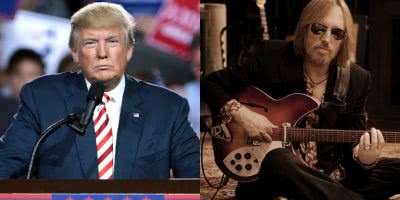 US President Donald Trump and musician Tom Petty