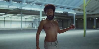 Childish Gambino in his 2018 music video for 'This Is America'