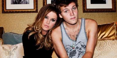 Photo of Lisa Marie Presley and son Benjamin Keough