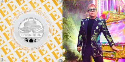 Elton John has been commemorated in coin form