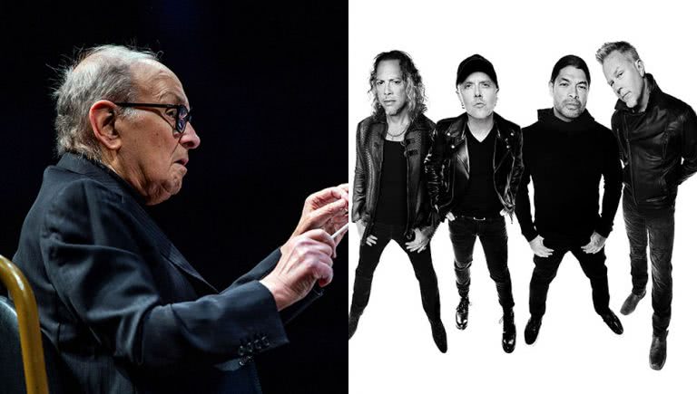 Photo of Ennio Morricone and Metallica