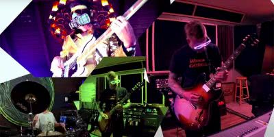 Tool, Mastodon, Coheed and Cambria, Primus cover Rush's Anthem screenshot from video